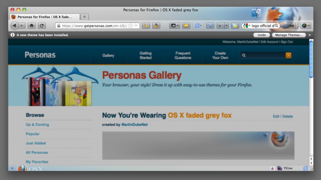 Preview Personnas for Firefox