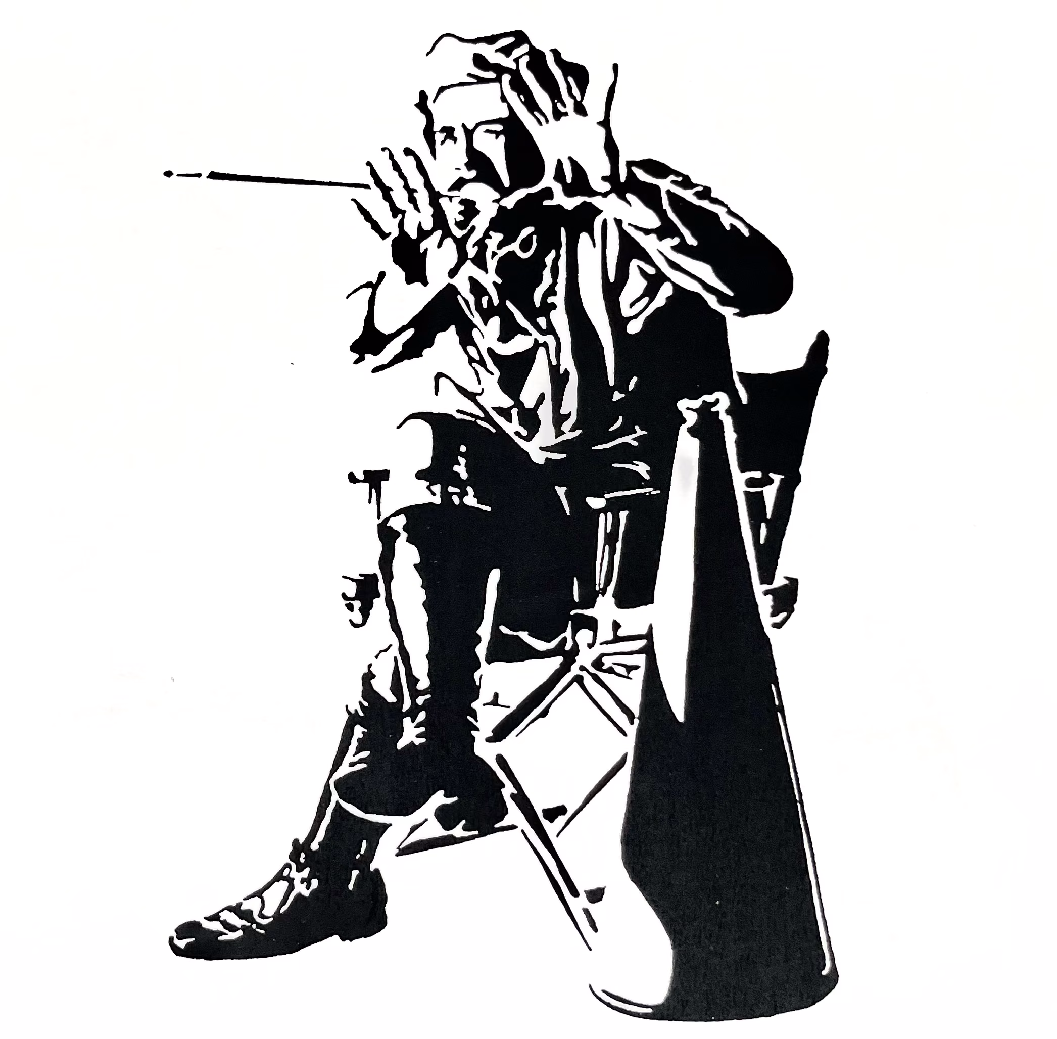 Illustration réalisée à l’encre.