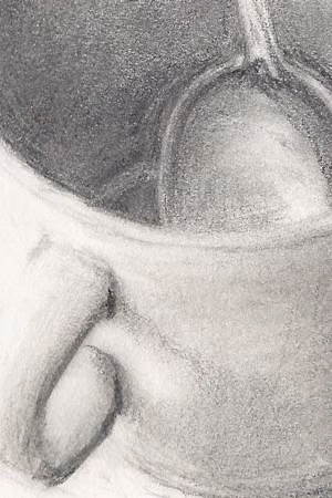 Illustration au crayon de plomb.